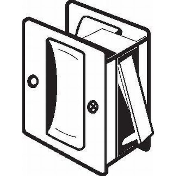 Square Passage Pocket Door Lock